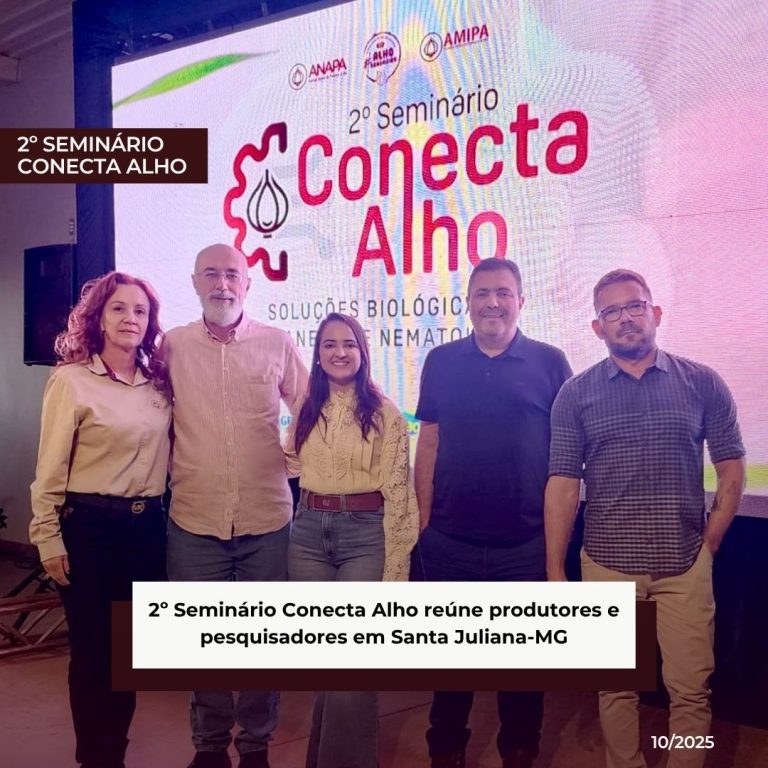  2º Seminário Conecta Alho reúne produtores e pesquisadores em Santa Juliana